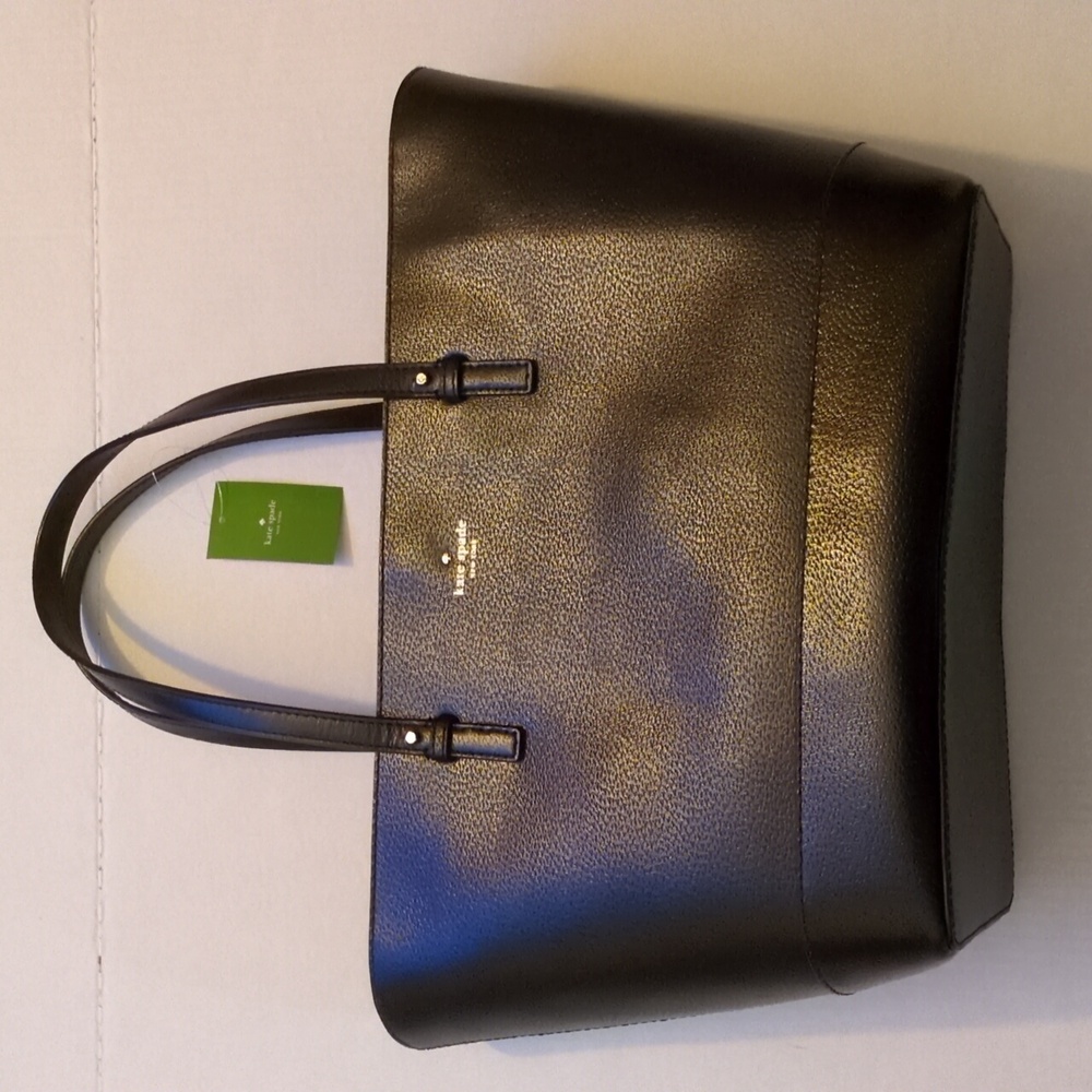 Kate Spade Black Medium Harmony Leather Tote